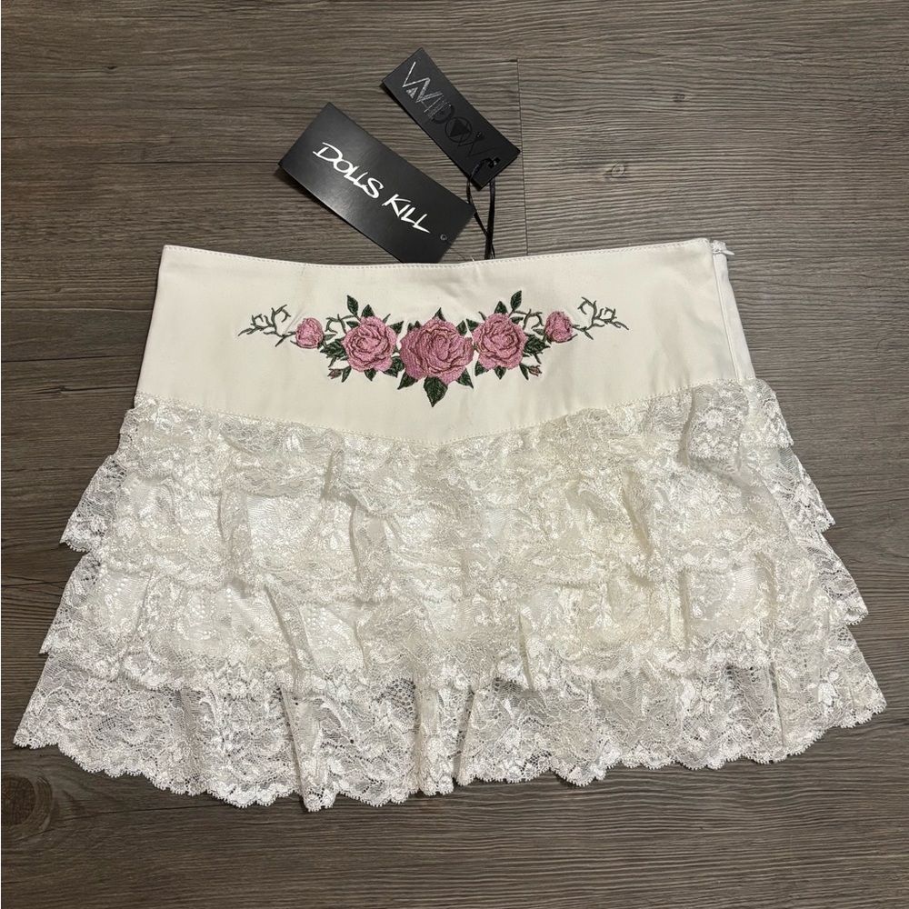 NWT Dolls Kill / Widow Magical Journey Mini Skirt